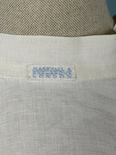 Load image into Gallery viewer, Original 1930's Marshall & Snelgrove Crisp White Linen Jacket - Bust 34 36 38 40 *