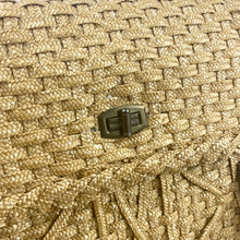 Load image into Gallery viewer, Vintage Straw Bag with Cute Oriental Lining - Perfect Summer Bag