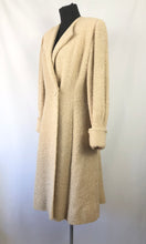 Load image into Gallery viewer, Original 1940s Thick Boucle Wool Coat in Cream - Bust 38