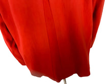 Load image into Gallery viewer, Original 1940's CC41 Pure Wool Swing Jacket In Tomato Red Shade with Pockets - Bust 42 44