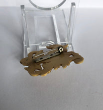 Load image into Gallery viewer, Vintage Early Plastic Capricorn Star Sign Brooch