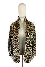 Load image into Gallery viewer, Original 1940's Dyed Lamb Leopard Print Jacket - Bust 38 40