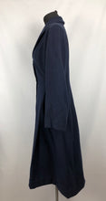 Load image into Gallery viewer, 1940s Volup Fit and Flair Princess Coat in Navy Wool - Bust 38 40 42