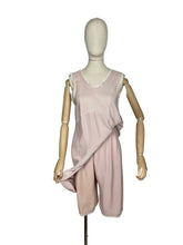Load image into Gallery viewer, Original 1920's 1930's Crepe Underwear Matching Set with Knickers and Slip - Bust 36