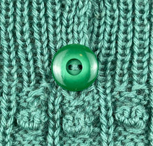 Load image into Gallery viewer, 1930's Reproduction Bobble Knit with a Neat Collar in Ivy Green - Bust 34 36