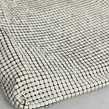 Load image into Gallery viewer, Original Vintage Cream Metal Chain Link Bag with Gold Tone Frame