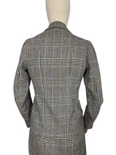 Load image into Gallery viewer, Wounded But Wearable Original 1930's Blue, Brown and Cream Check Suit - Bust 32 33