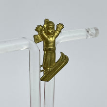 Load image into Gallery viewer, Original 1940's Novelty Brooch of A Child Skiing