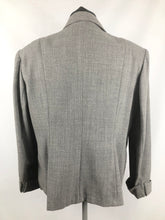 Load image into Gallery viewer, 1940s 1950s Volup Grey Wool Lady Scott Jacket - B44 46