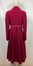 Load image into Gallery viewer, Original 1940s Double Breasted Burgundy Red Belted Coat by Barnett-Hutton - Bust 36 37 38