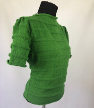 Load image into Gallery viewer, Reproduction 1940s Green Jumper - B38 40