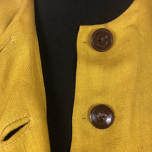 Load image into Gallery viewer, 1940s Mustard and Check Colour Block Suit