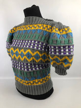 Load image into Gallery viewer, 1940s Reproduction Fair Isle Jumper for a 40 42 Bust