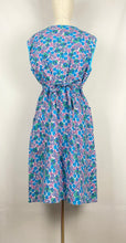 Load image into Gallery viewer, 1940s Floral Pansy and Berry Print Cotton Apron - Would Make A Great Summer Dress - Bust  38 40