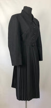 Load image into Gallery viewer, REPRODUCTION 1950s Belted Black Dress with Pleated skirt - Bust 40