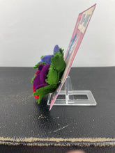 Load image into Gallery viewer, 1940's Felt Flower Anemone Corsage - Pretty Wartime Posy Brooch - Lilac, Red, Mauve and Purple