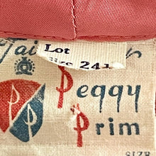 Load image into Gallery viewer, Original 1940s 1950s Pretty Pink and White Voluptuous Peggy Page Dressing Gown - Fabulous Robe - Bust 44 46
