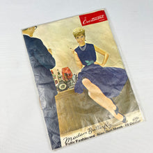Load image into Gallery viewer, Original 1950s Fully Fashioned Nylon Mesh Stockings by Crestmont - Size 11 *