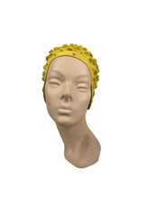 Load image into Gallery viewer, Fabulous Original 1930's Lemon Yellow Swimming Cap - Vintage Swimwear