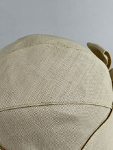 Load image into Gallery viewer, Original 1920's 1930's Fine Straw Cloche Hat in Cream - Perfect For Summer