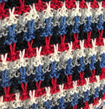 Load image into Gallery viewer, Reproduction 1940s Waffle Stripe Jumper Knitted from a Wartime Pattern - B 35 36 37 38