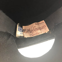 Load image into Gallery viewer, Epic American 1940s New York Creation Tilt Topper Hat with Huge Beaded and Sequined Bow