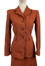 Load image into Gallery viewer, Original 1930s Chestnut Tweed Walking Suit - Exquisite Colour - Bust 34 35 36