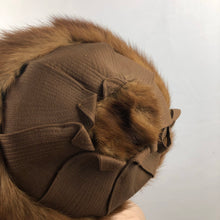 Load image into Gallery viewer, Vintage 1950s Fur Trimmed Hat