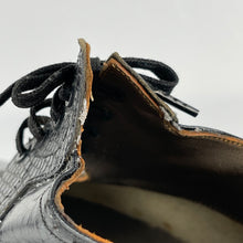 Load image into Gallery viewer, Original 1940s CC41 Black Leather Lace Up Shoes - UK Size 6.5*