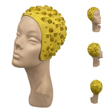 Load image into Gallery viewer, Fabulous Original 1930's Lemon Yellow Swimming Cap - Vintage Swimwear
