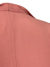 Load image into Gallery viewer, Original 1950's Dusky Pink Day Dress with Burgundy Buttons - Bust 36