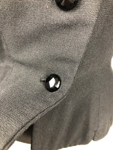 Load image into Gallery viewer, 1940s Black Jacket with Double Collar, Satin Trim and Glass Buttons - B35 36