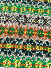 Load image into Gallery viewer, Original 1940s Fair Isle Pullover in Autumnal Shades - Bust 34"