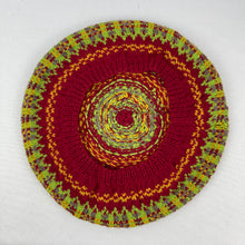 Load image into Gallery viewer, Reproduction 1940's Pure Wool Fair Isle Beret - Wonderful Design Featuring Four Different Colours