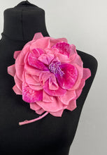 Load image into Gallery viewer, Original 1930s Large Pink Floral Corsage - Beautiful True Vintage Accessory