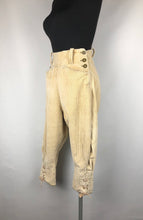 Load image into Gallery viewer, Original 1945 Dated Women's Land Army Breeches W24"