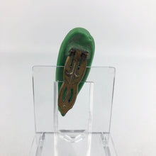Load image into Gallery viewer, 1930s Czechoslovakian Green Glass Dress Clip