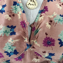 Load image into Gallery viewer, 1930s Rayon Floral Dress in Pastel Shades - Bust 36 38