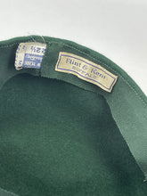Load image into Gallery viewer, Original 1940's Forest Green Felt Hat with Triple Bow Detail