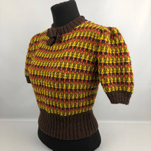 Load image into Gallery viewer, Reproduction 1940s Jumper and Matching Turban Set - B38 40 42