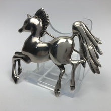 Load image into Gallery viewer, Large Genuine Solid Silver Horse Brooch