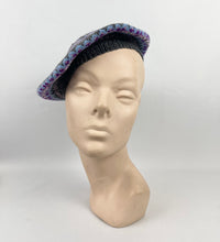 Load image into Gallery viewer, Reproduction 1940s Pure Wool Fair Isle Beret - Wonderful Design Featuring Eight Different Colours