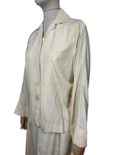 Load image into Gallery viewer, Original 1930's Pure Silk Suit - Smart Piece with Mother Of Pearl Buttons - 36-26-38
