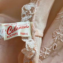 Load image into Gallery viewer, Original 1940s Nightdress by Rational with Lace Trim and Belt - Bust 40