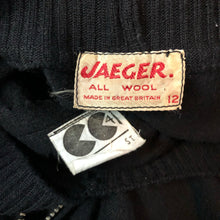 Load image into Gallery viewer, CC41 1940s Black Knitted Wiggle Dress by Jaeger - B34 35