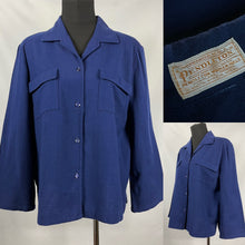 Load image into Gallery viewer, Vintage Navy Blue Pendleton Pure Wool Shirt - Bust 38 40 42