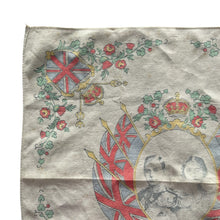 Load image into Gallery viewer, Original 1930's King George VI's Souvenir Hankie in Soft Cotton with Elizabeth and Flags