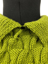 Load image into Gallery viewer, Reproduction 1940s Rib and Cable Knit Jumper - B36 38 40