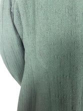 Load image into Gallery viewer, Exceptionally Beautiful Original 1930’s Ivy Green Textured Wool Coat with Genuine Fox Fur Collar - Bust 36 38