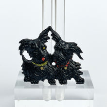 Load image into Gallery viewer, Original 1940's Brooch with Two Black Dogs